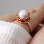 Spinning Merry Globe Ring - Love Estella