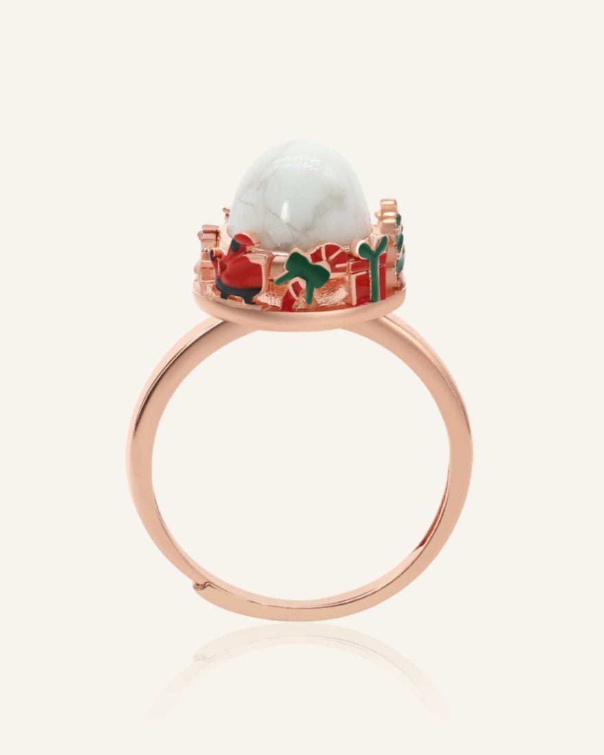 Spinning Merry Globe Ring - Love Estella