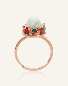 Spinning Merry Globe Ring - Love Estella