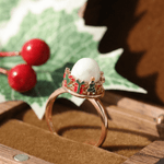 Spinning Merry Globe Ring - Love Estella