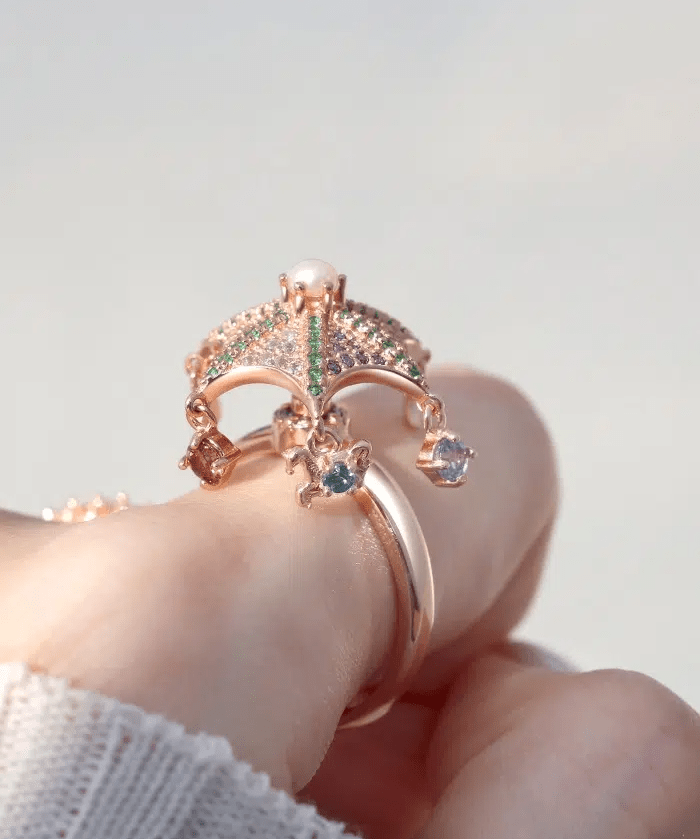 Spinning Merry - Go - Round Ring - Love Estella