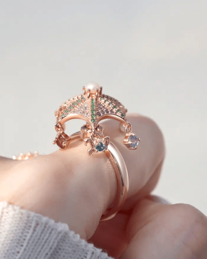 Spinning Merry - Go - Round Ring - Love Estella