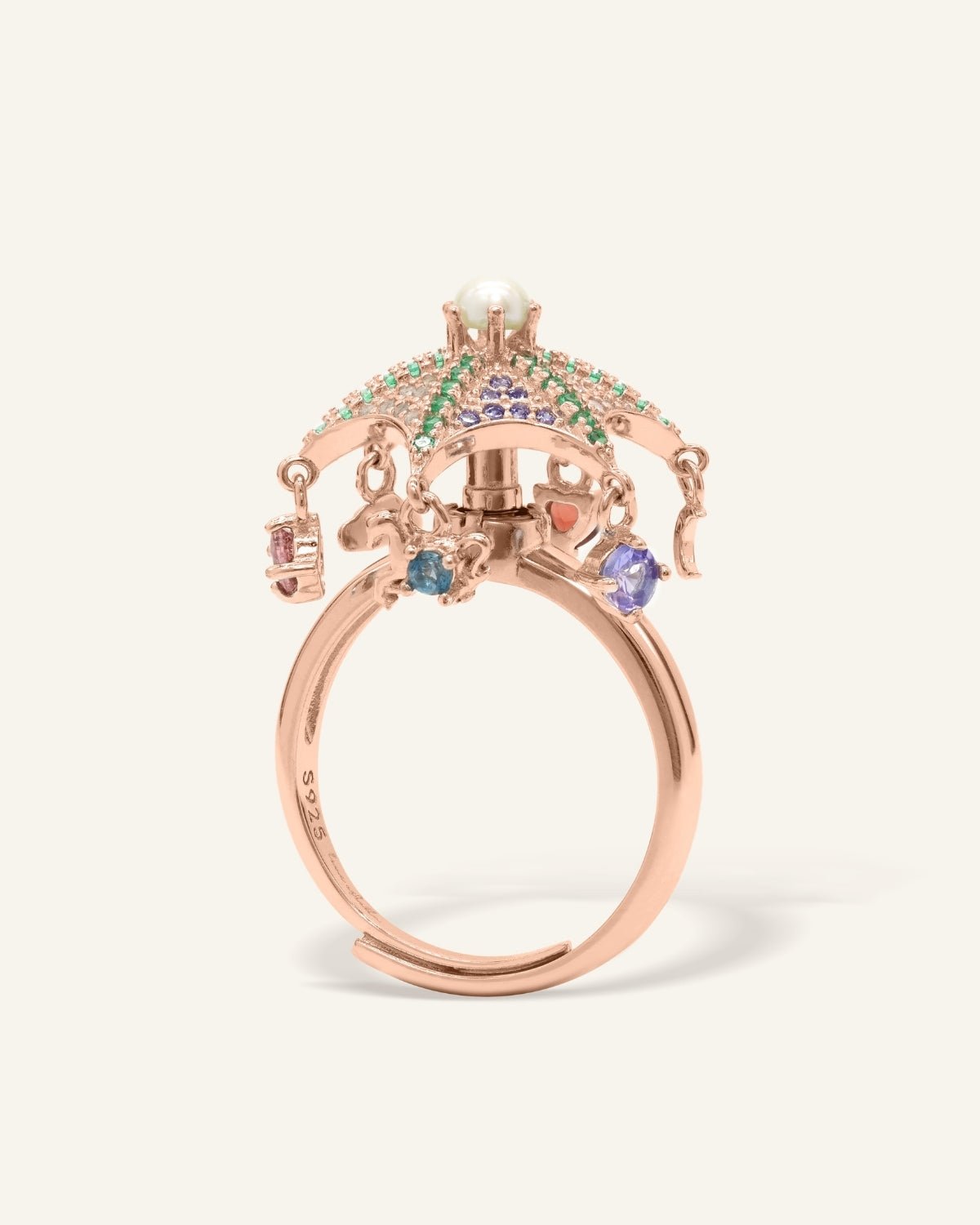 Spinning Merry - Go - Round Ring - Love Estella