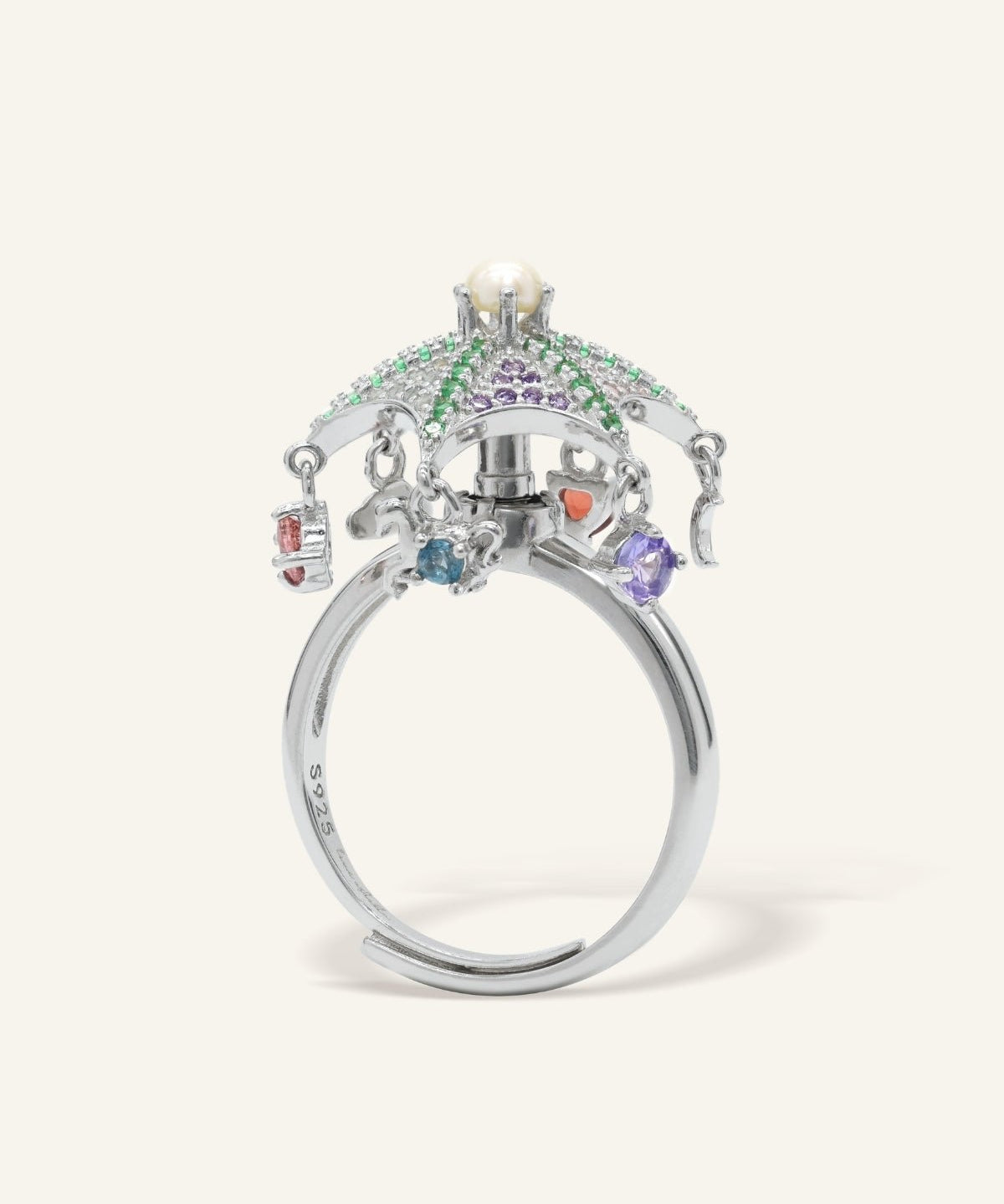 Spinning Merry - Go - Round Ring - Love Estella