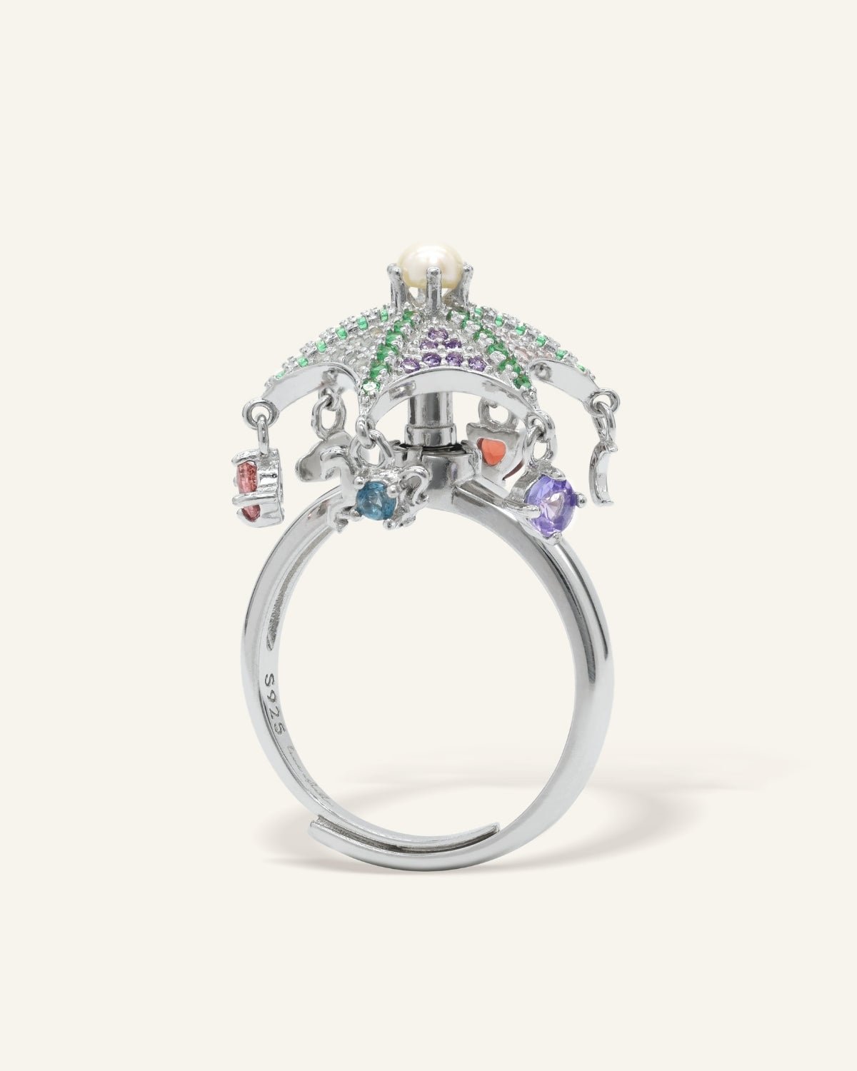 Spinning Merry - Go - Round Ring - Love Estella