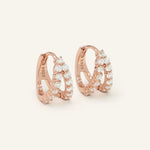Split Hoop Huggies by Elate - Love Estella