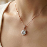 Starburst Necklace (Sky Blue Topaz) - Love Estella