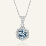 Starburst Necklace (Sky Blue Topaz) - Love Estella