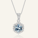 Starburst Necklace (Sky Blue Topaz) - Love Estella