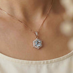 Starburst Necklace (Sky Blue Topaz) - Love Estella