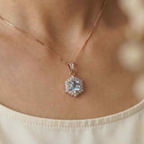 Starburst Necklace (Sky Blue Topaz) - Love Estella