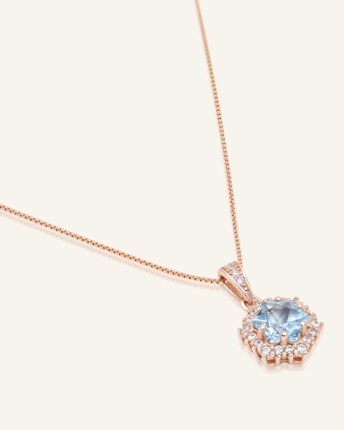 Starburst Necklace (Sky Blue Topaz) - Love Estella