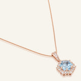 Starburst Necklace (Sky Blue Topaz) - Love Estella