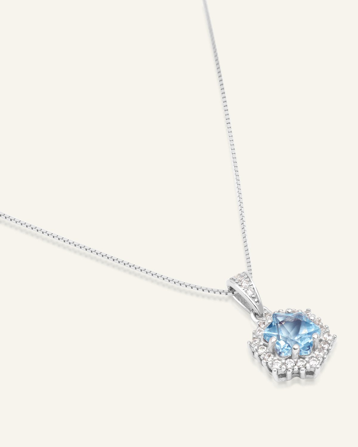 Starburst Necklace (Sky Blue Topaz) - Love Estella