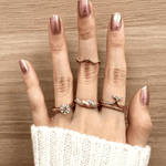 Sugar Sprinkled Croissant Ring - Love Estella