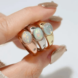 Supernova Signet Opal Ring - Love Estella