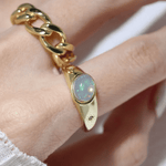 Supernova Signet Opal Ring - Love Estella
