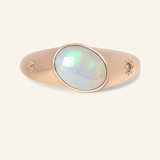 Supernova Signet Opal Ring - Love Estella