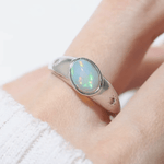 Supernova Signet Opal Ring - Love Estella