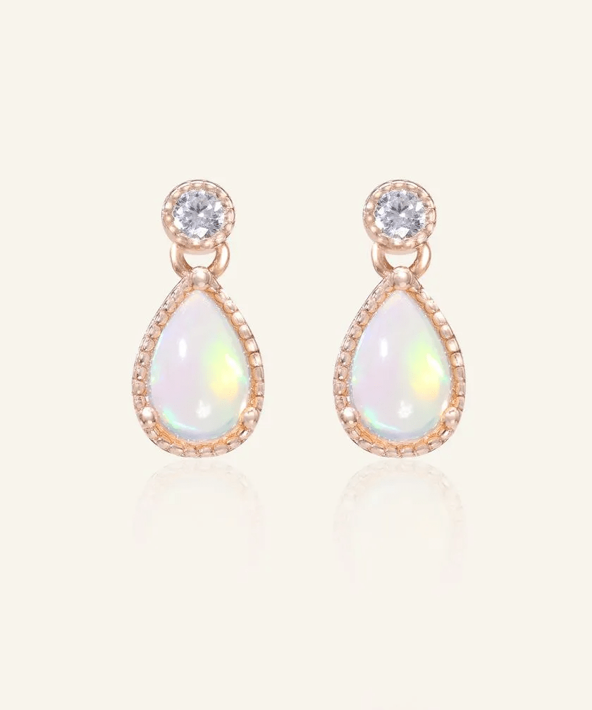 Suri Opal Teardrop Studs - Love Estella