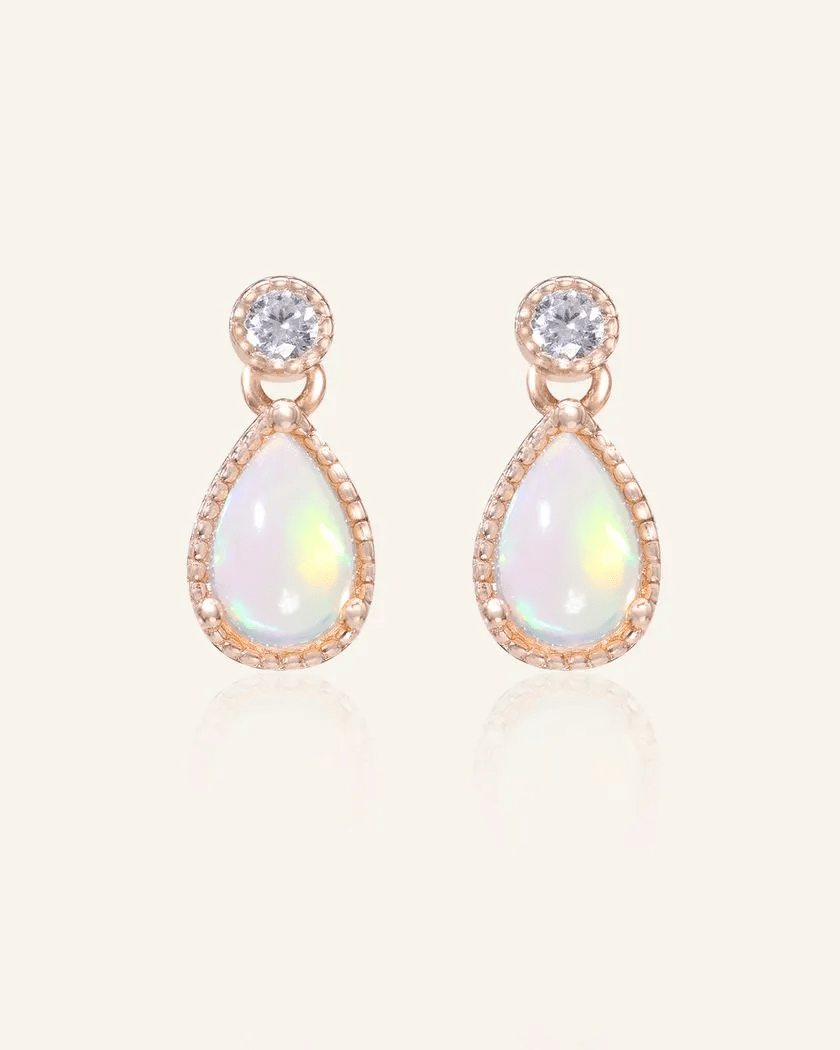 Suri Opal Teardrop Studs - Love Estella