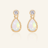 Suri Opal Teardrop Studs - Love Estella