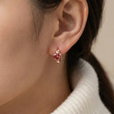 Sweetheart Huggies (0.5 Carat) – Sunset Rose