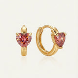 Sweetheart Huggies (0.5 Carat) – Sunset Rose