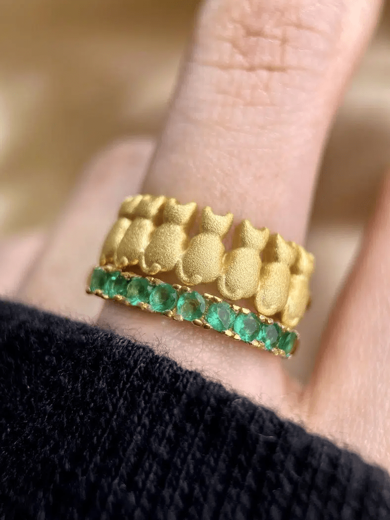 Tails The End Of Time Ring (Cats!) - Love Estella