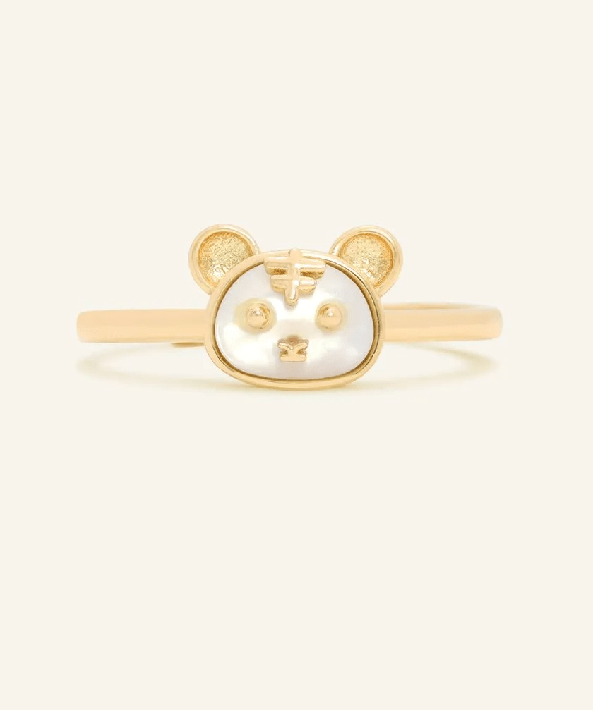 Tiger Zodiac MOP Ring - Love Estella