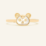 Tiger Zodiac MOP Ring - Love Estella