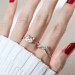 Tiger Zodiac MOP Ring - Love Estella