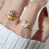 Tiger Zodiac MOP Ring - Love Estella