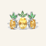 Trilogy Pineapple Citrine Ring - Love Estella