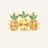 Trilogy Pineapple Citrine Ring - Love Estella