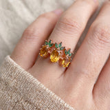 Trilogy Pineapple Citrine Ring