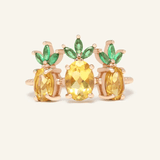 Trilogy Pineapple Citrine Ring - Love Estella