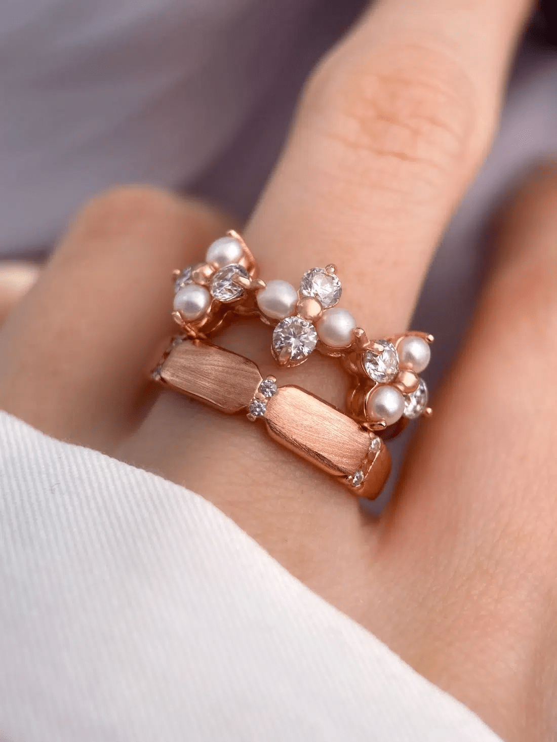 Trinity Clover Ring - Love Estella