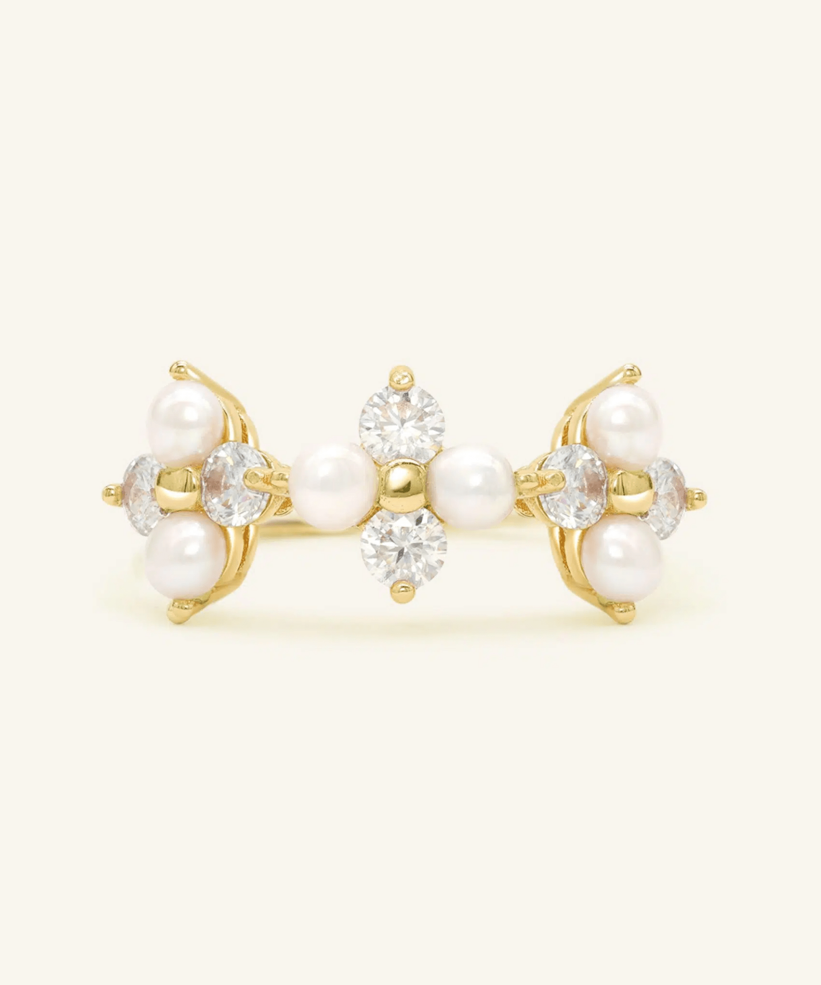 Trinity Clover Ring - Love Estella