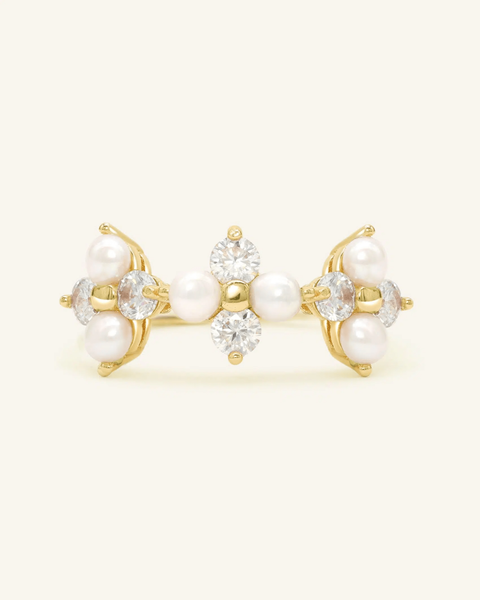 Trinity Clover Ring - Love Estella