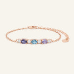 Trio Gems Bracelet (Aqua Spark) - Love Estella