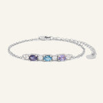 Trio Gems Bracelet (Aqua Spark) - Love Estella