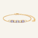 Trio Gems Bracelet (Lavender Dream) - Love Estella