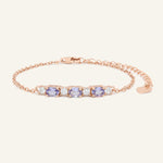 Trio Gems Bracelet (Lavender Dream) - Love Estella