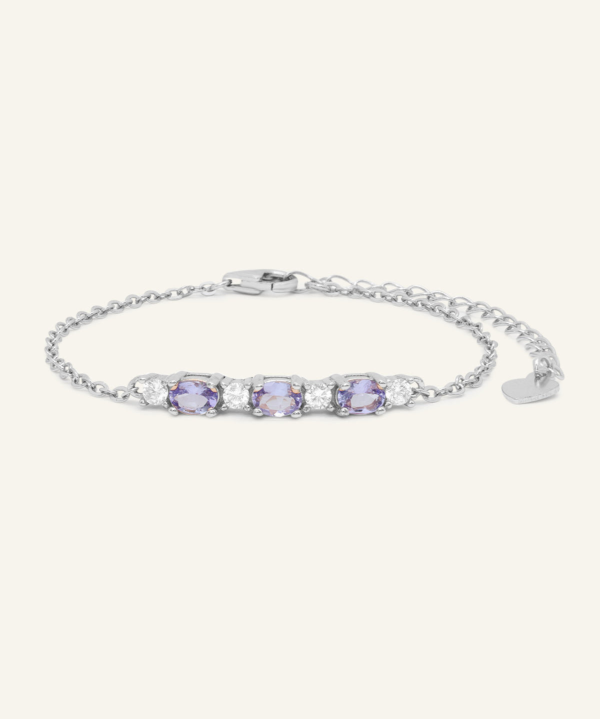 Trio Gems Bracelet (Lavender Dream) - Love Estella