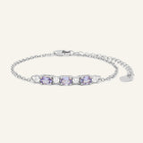 Trio Gems Bracelet (Lavender Dream) - Love Estella