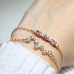 Trio Gems Bracelet (Lavender Dream) - Love Estella