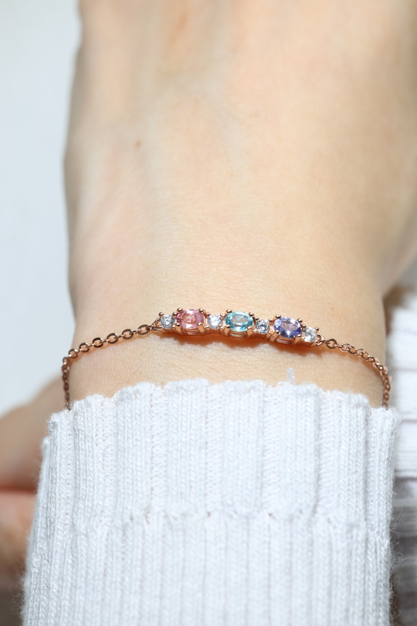 Trio Gems Bracelet (Pastel Bliss) - Love Estella