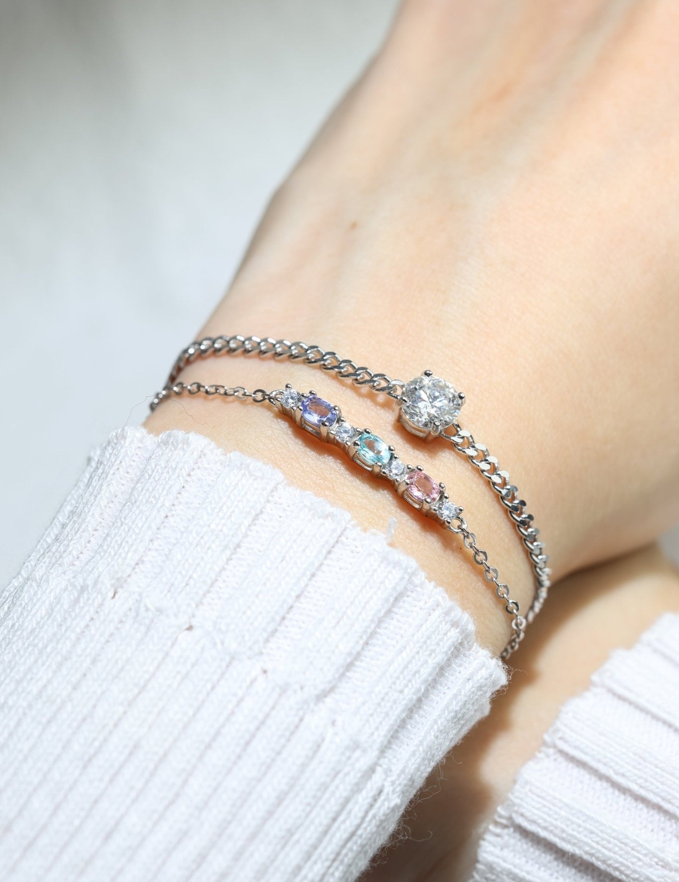 Trio Gems Bracelet (Pastel Bliss) - Love Estella