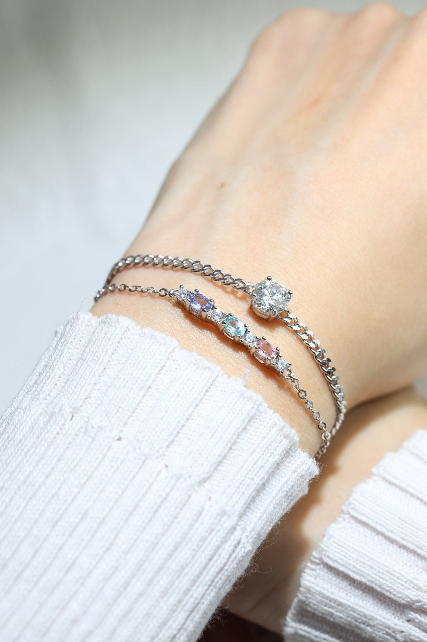 Trio Gems Bracelet (Pastel Bliss) - Love Estella